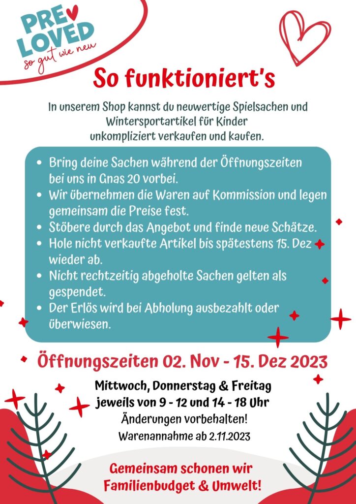 Preloved - so geht's