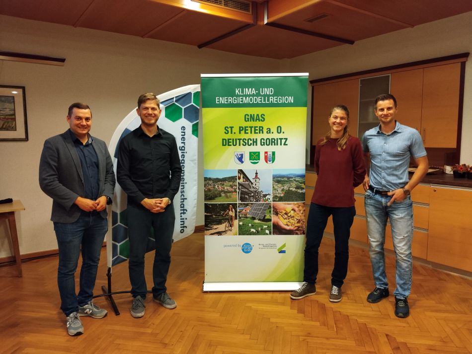 Auftakt zur Energiegemeinschaft in Deutsch Goritz mit BGM D. Tischler