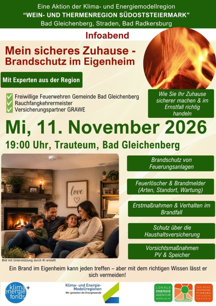 Mein sicheres Zuhause - Brandschutz im Eigenheim