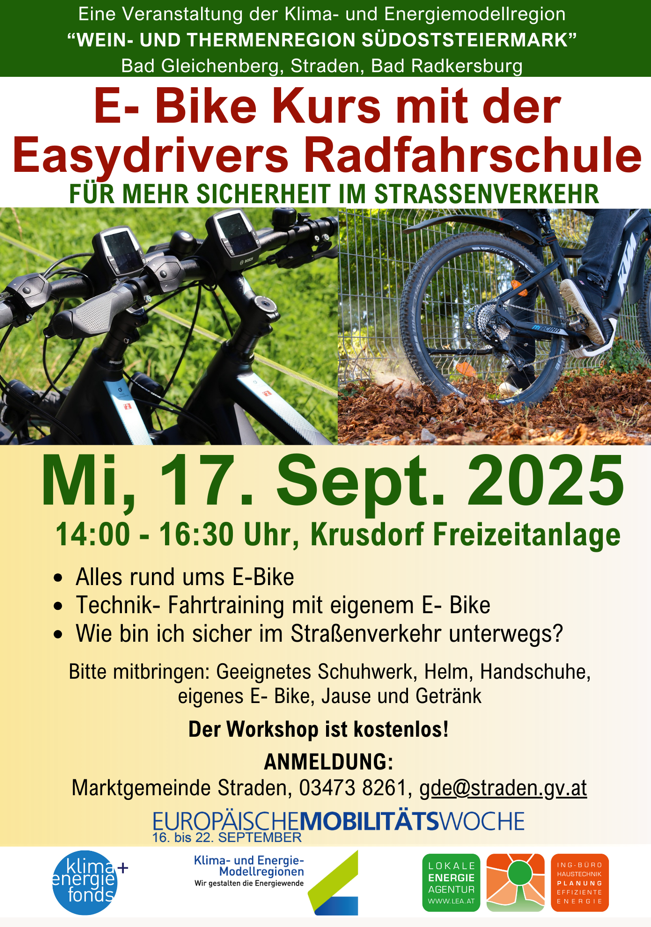 E-Bike Kurs in Straden