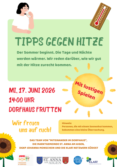Tipps gegen Hitze