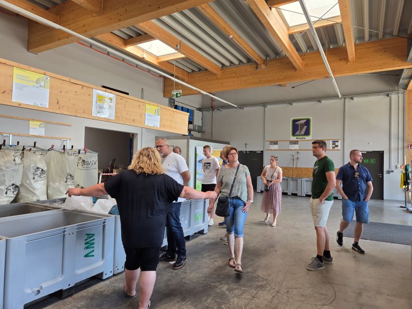 Exkursion des Gemeinderates St. Anna am Aigen zum Ressourcenpark Feldbach