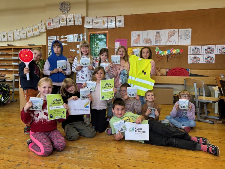 Workshop zu Fuß gehen in der VS Hohenbrugg