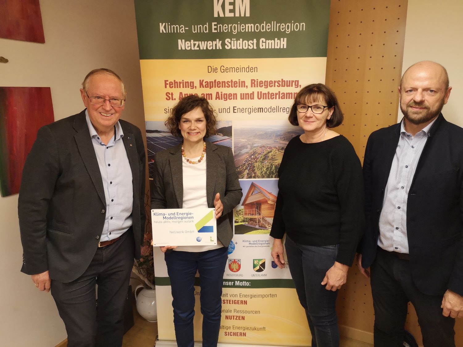 Gemeinde Unterlamm zum Vortrag Mein energieautarkes Zuhause