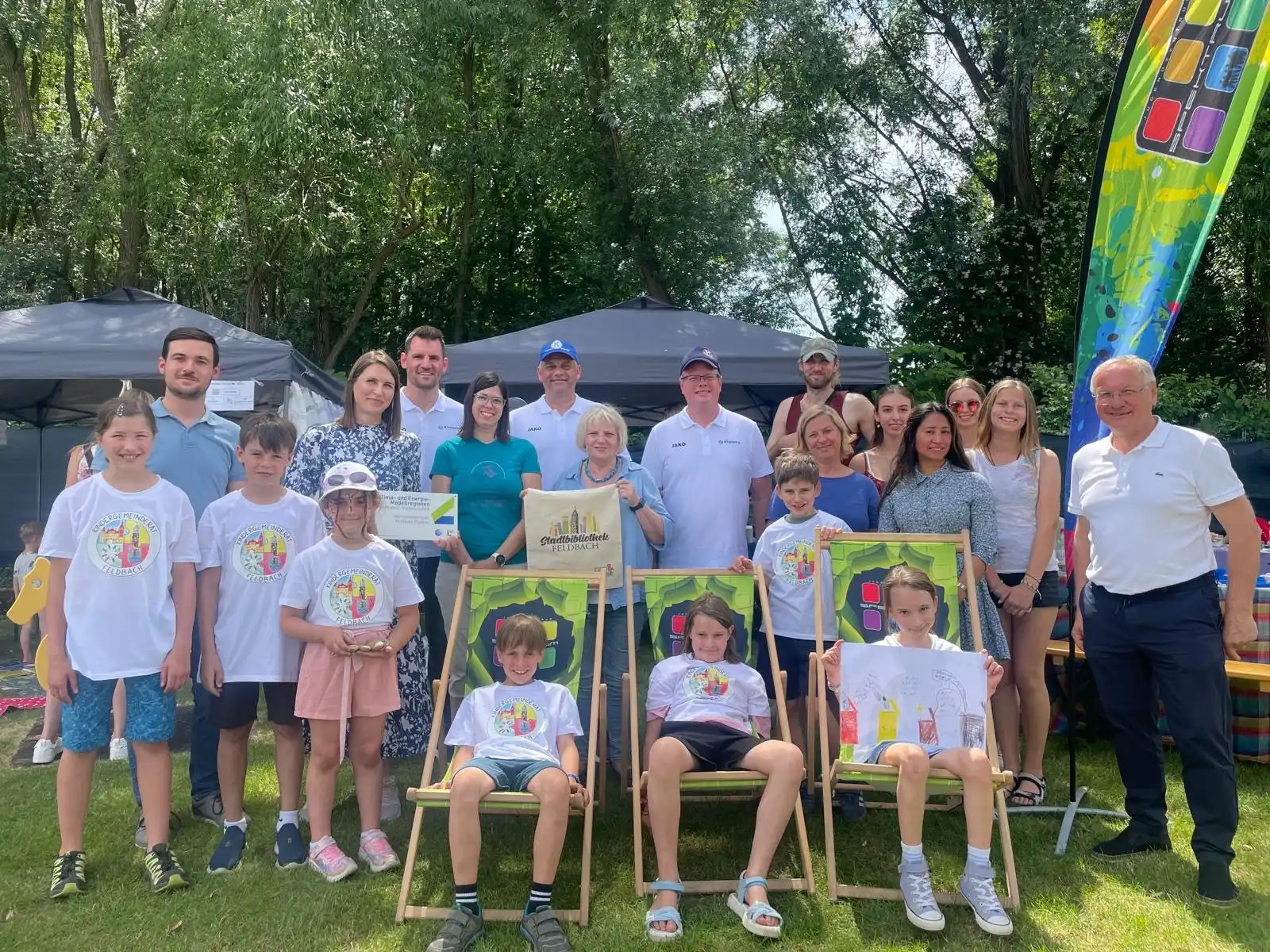 Kindergemeinderat beim Kiwanis-Kinderfest