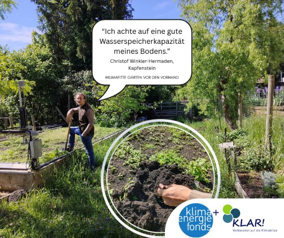 Ein Garten, zwei Reiche. Eine Oase mit Waldlichtungs-Feeling und ein Gemüsegarten