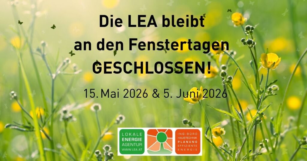 An den Fenstertagen
