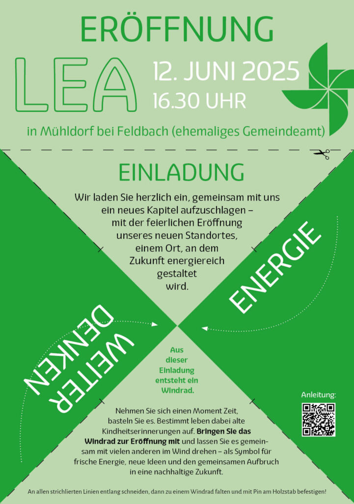 Einladung LEA Windrad basteln