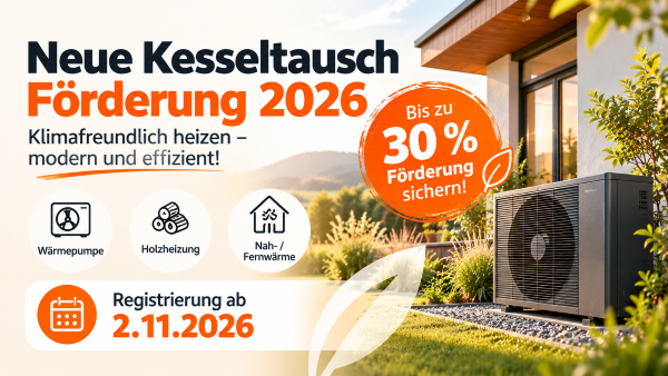 Neue Kesseltausch Förderung