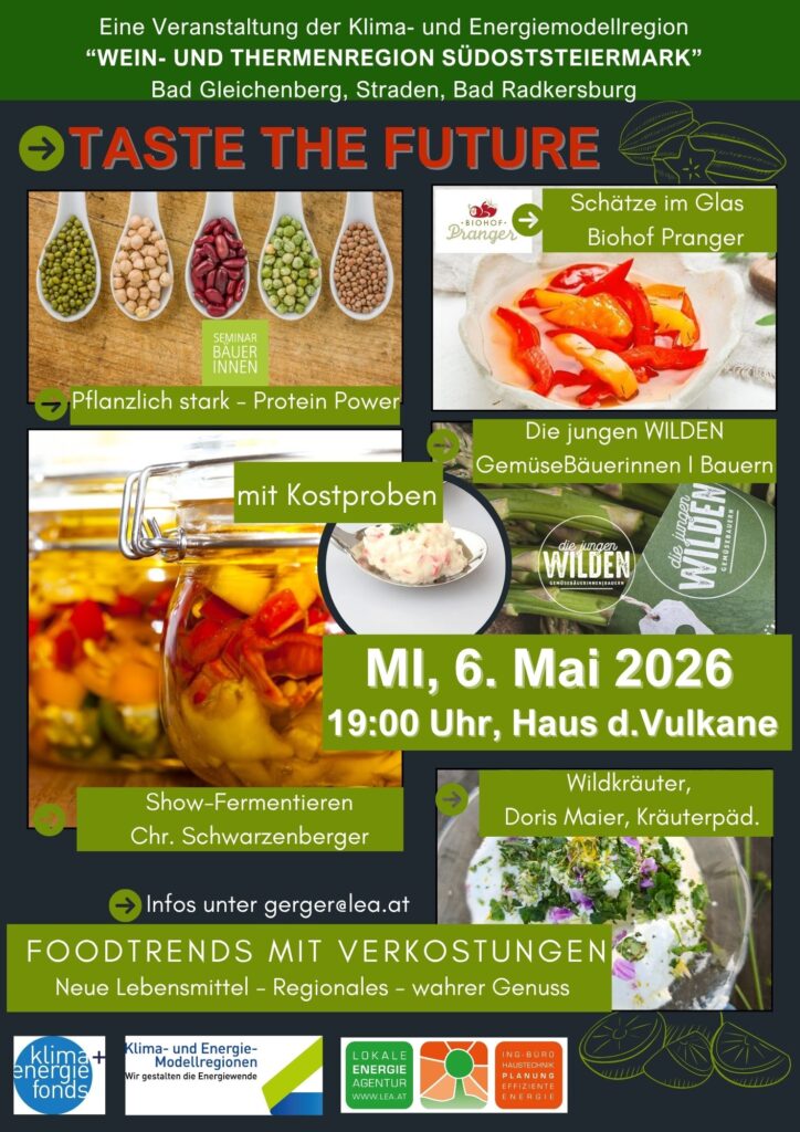 Foodtrends mit Verkostungen in Straden