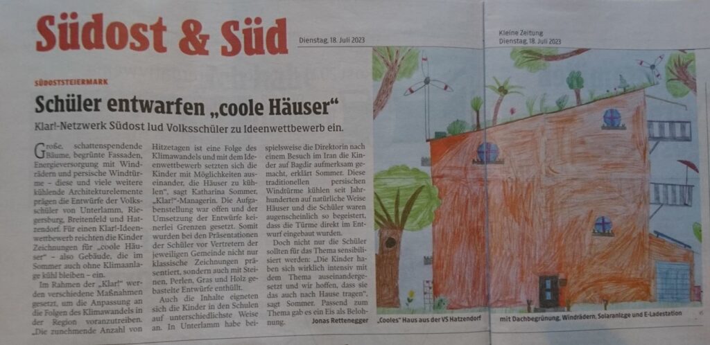 Coole Häuser, Kleine Zeitung