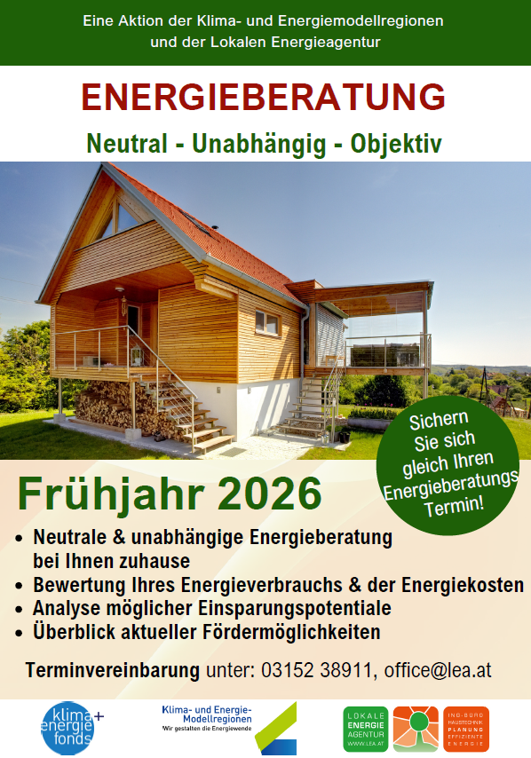 Sichern Sie sich Ihre Energieberatung!