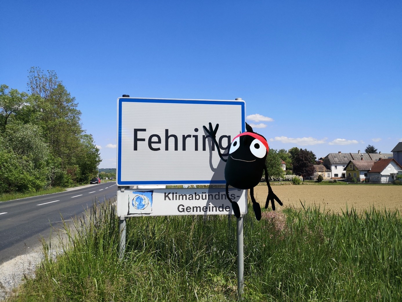 Das ist Edgar. Edgar ist das Maskottchen der europäischen Mobilitätswoche.