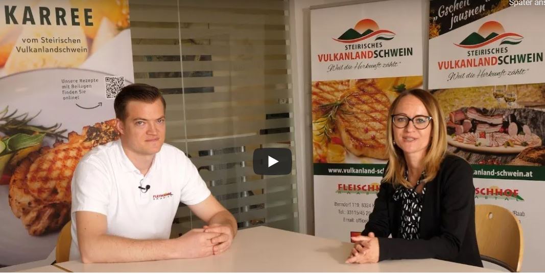Fleischhof Raabtal bei Voll Energie im steirischen Vulkanland