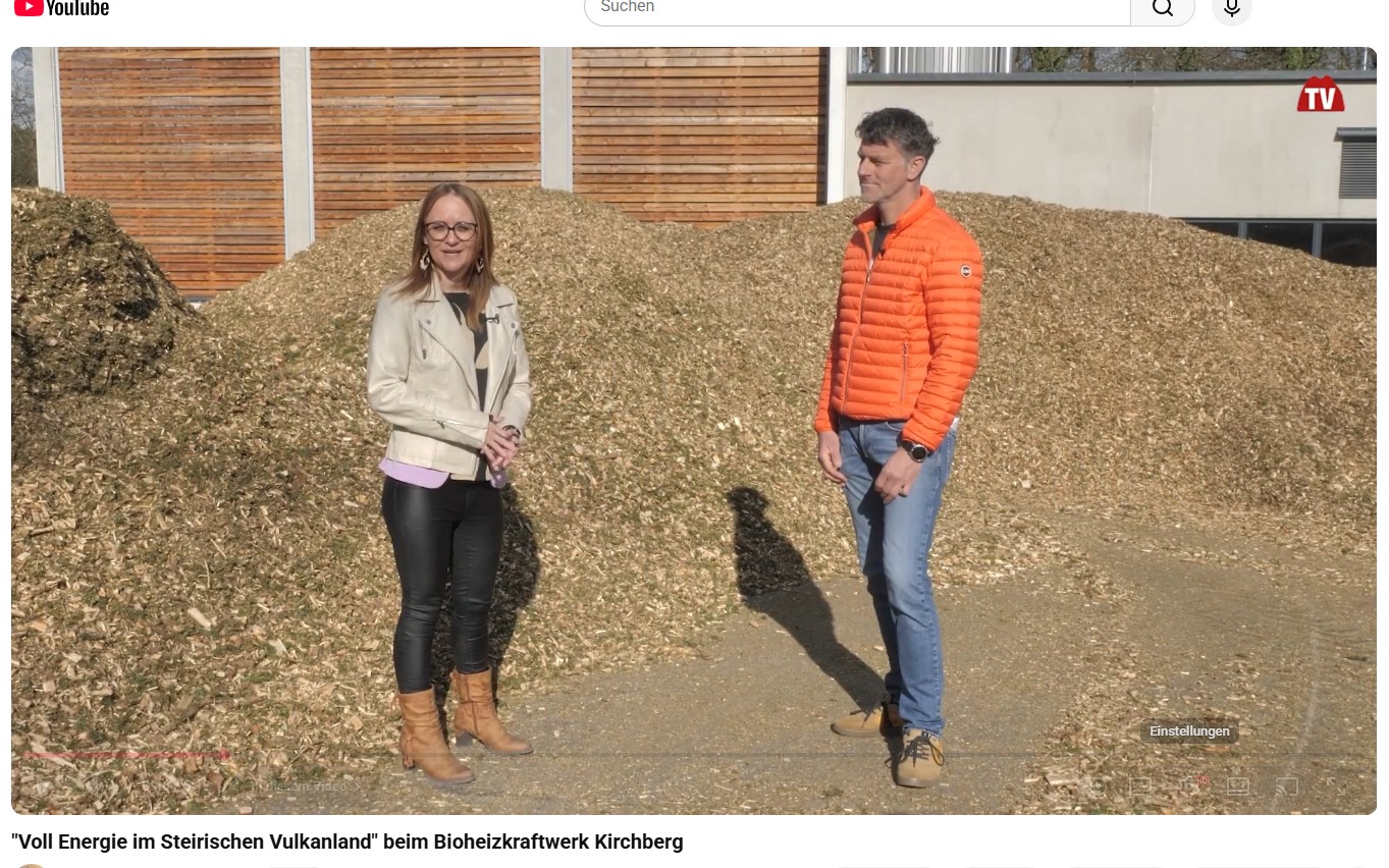 Nahwärme Heizwerk in Kirchberg an der Raab bei Voll Energie im Steirischen Vulkanland