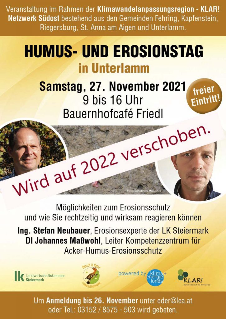 Humus Tag auf 2022 verschoben