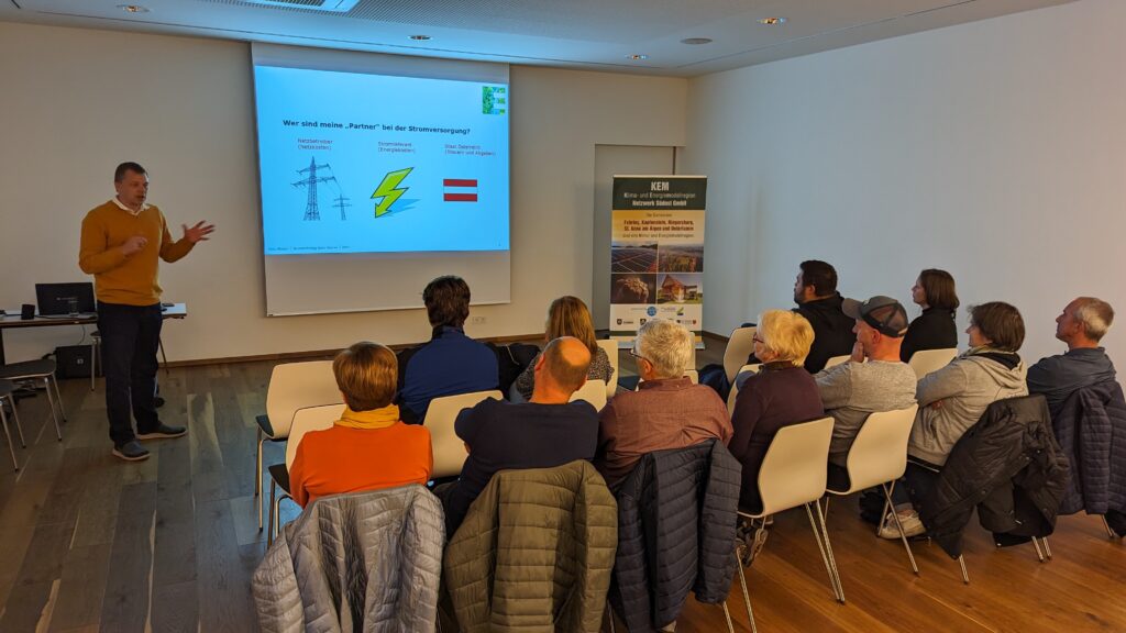 Infoabend Stromrechnung St. Anna am Aigen