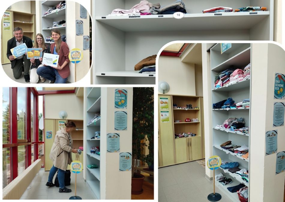 In Gnas und St. Peter gibt es Re-Use Regale