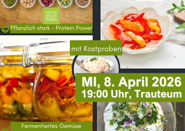 Lebensmitteltrends mit Verkostung