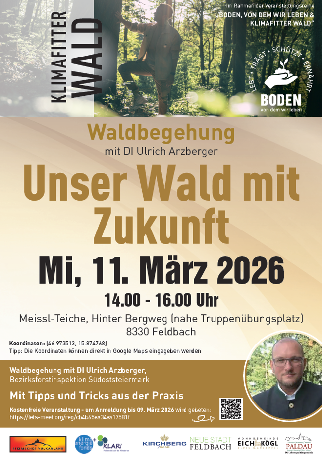 Unser Wald mit Zukunft – Waldbegehung mit DI Ulrich Arzberger